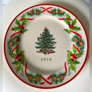 🎄Spode Christmas Tree Limited Edition 2010 Plate🎄